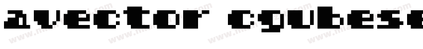 avector cgubese true type字体转换